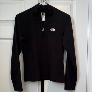 The North Face Women's Black Fleece Quarter-Zip Sweatshirt